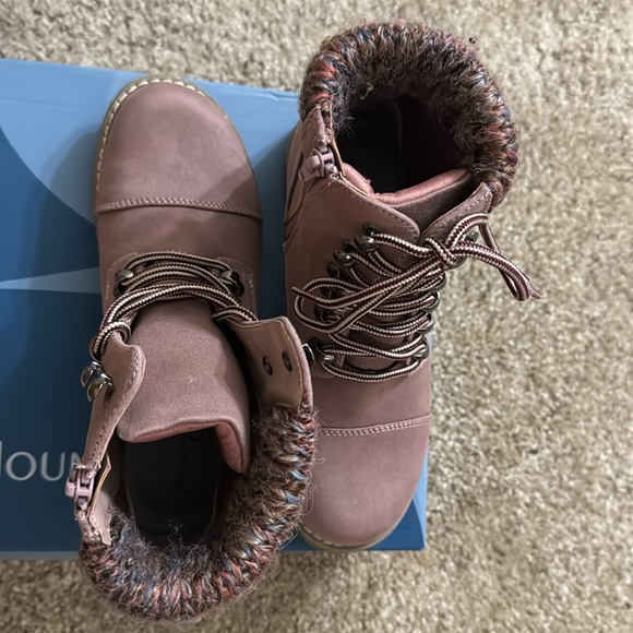 Lavender combat boots - Picture 4 of 6